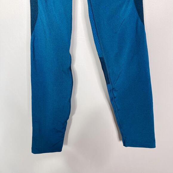 Lululemon Womens 4 Blue Poolside Seamless Mesh High Rise Training Leggings 25" - Picture 4 of 9